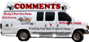 Comments dog grooming button