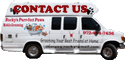 Contact us dog grooming button